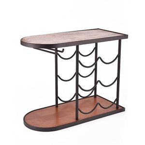 Retro Solid wood stacking wine rack goblet holder Multifunctional Kitchen Bar wine glass Display Storage Shelf Home decoration